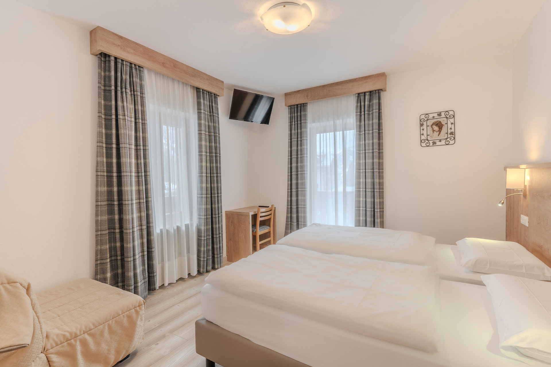 Camera doppia Hotel Christine a Campitello di Fassa