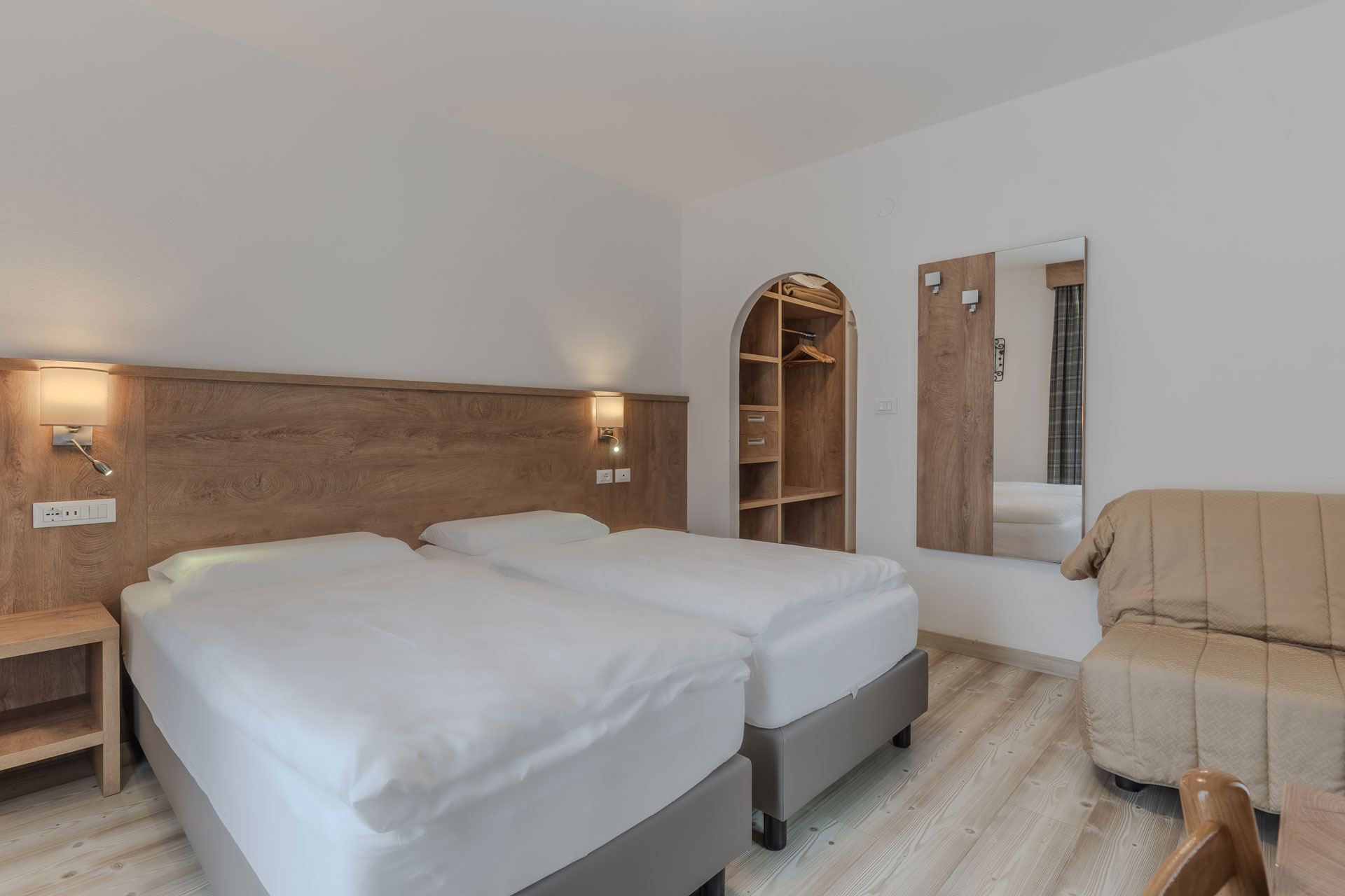 Camera doppia Hotel Christine a Campitello di Fassa