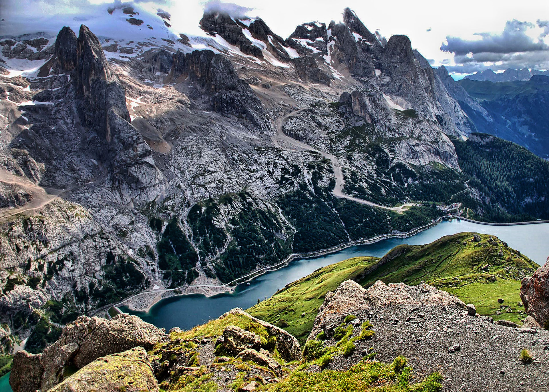 Vista panoramica Val di Fassa
